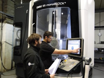 Пятиосевой обрабатывающий центр DMU 95 monoBLOCK от DMG Mori  
