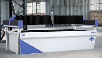 AXYZ International продвигает WARDJet от Waterjet Cutting Systems  