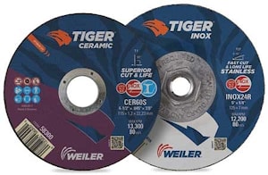 Режущие, шлифовальные и комбинированные круги Tiger  