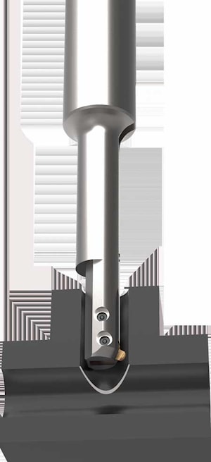 Автоматизация удаления заусенцев с перекрестных отверстий одинакового диаметра  