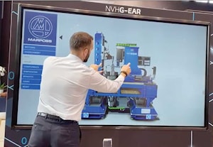 Испытание шестерен на рабочих скоростях перед сборкой редуктора  