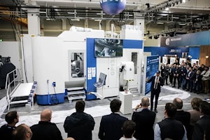 Компания GROB представляет пятиосевой портальный фрезерный центр для обработки крупногабаритных деталей  