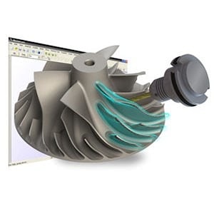 Программное обеспечение Mastercam X6 от CNC Software управляет созданием пространственной траектории фрезерования  